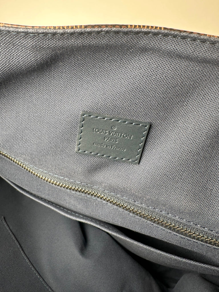 Louis Vuitton Damier Ebene Runner Backpack Blue