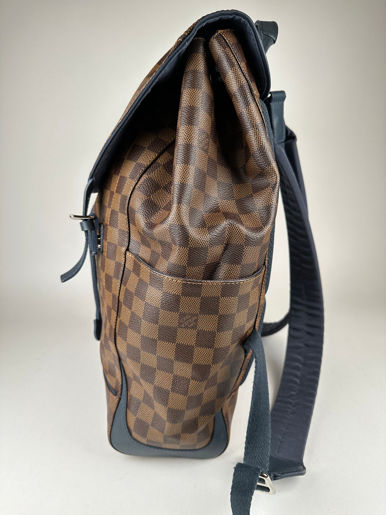 Louis Vuitton Runner Backpack Damier Ebene Canvas