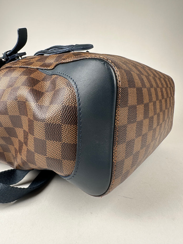 Louis Vuitton Damier Ebene Runner Backpack Blue