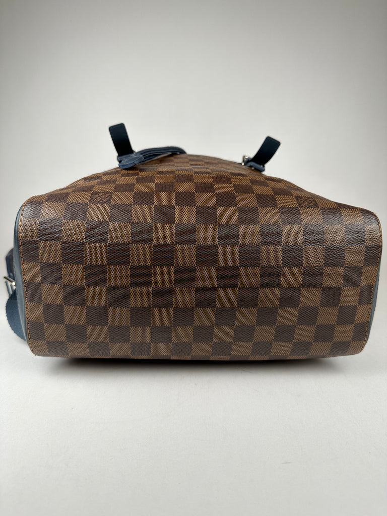 LOUIS VUITTON Runner Damier Ebene Backpack Bag Brown