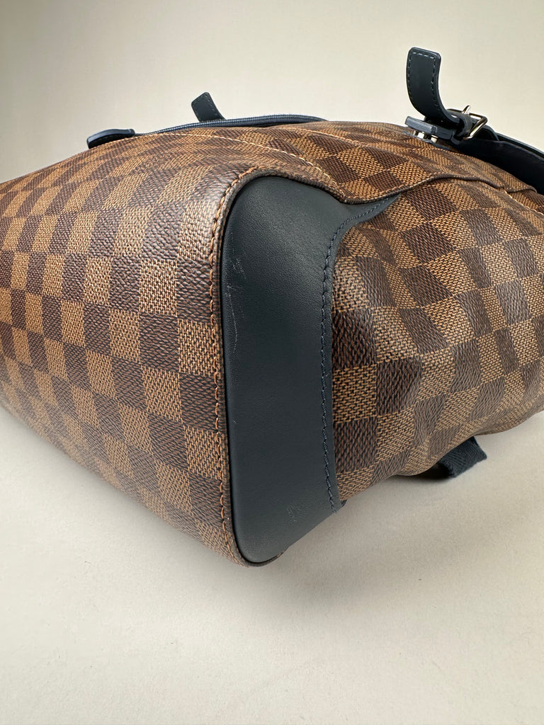 LOUIS VUITTON Runner Damier Ebene Backpack Bag Brown