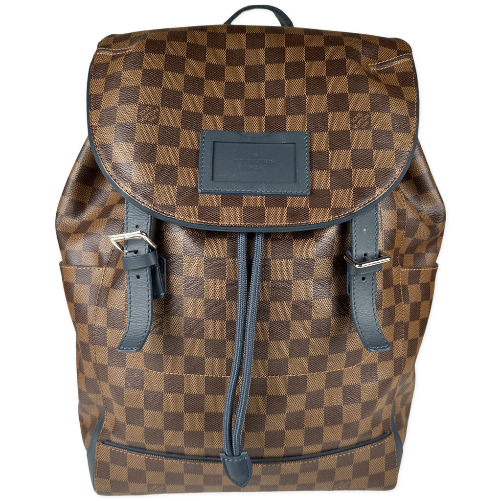 Louis Vuitton Damier Ebene Runner Backpack Blue