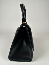 Load image into Gallery viewer, Balenciaga Shiny Calfskin XS Hourglass Top Handle Black