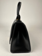 Load image into Gallery viewer, Balenciaga Shiny Calfskin XS Hourglass Top Handle Black