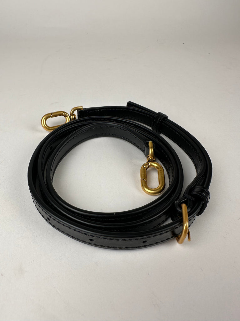 Balenciaga Shiny Calfskin XS Hourglass Top Handle Black