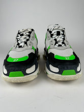 Load image into Gallery viewer, Balenciaga Triple S Green Black White Size 37EU