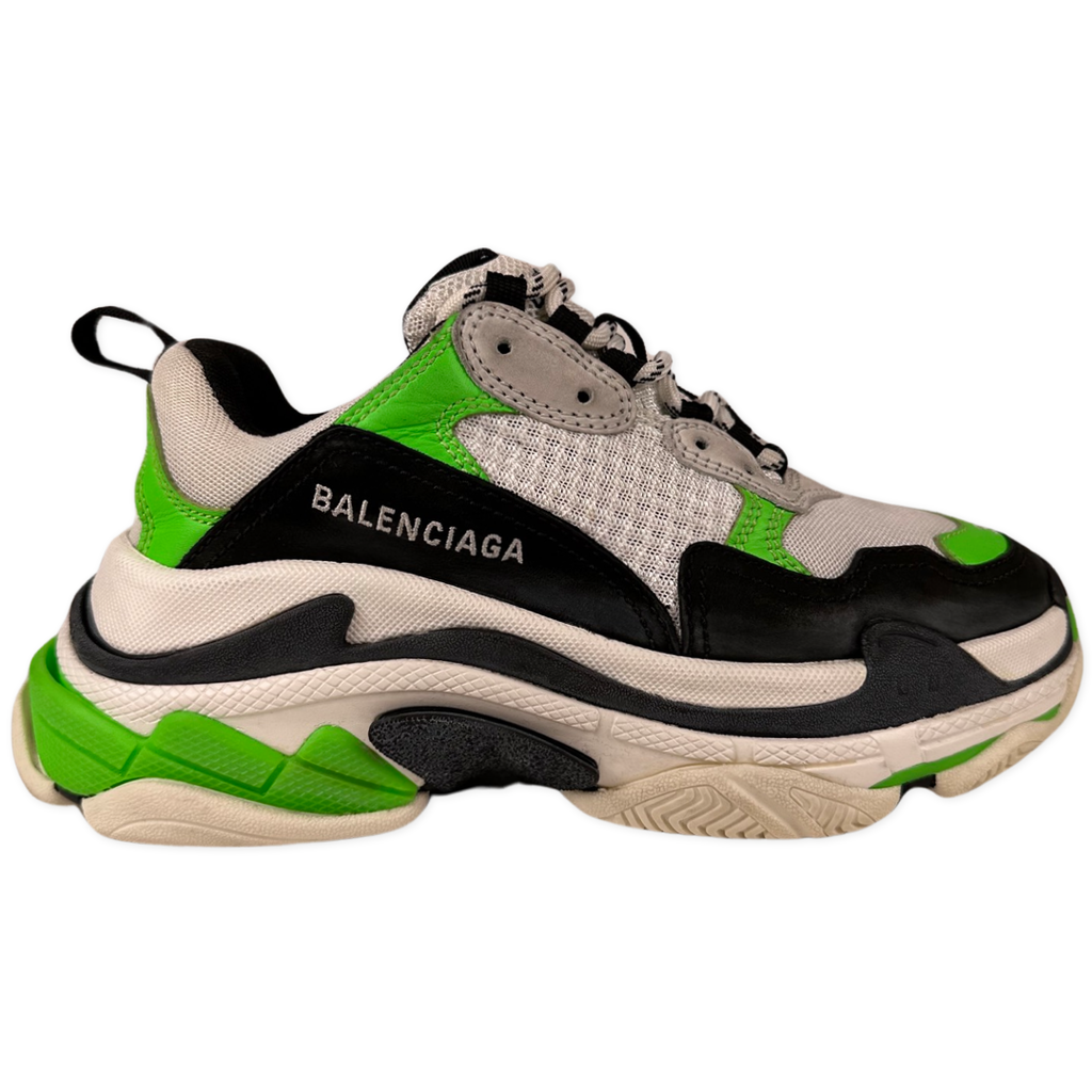 Balenciaga Triple S Red Black Pre Distressed Balenciaga Triple
