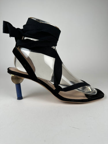 Jacquemus Capri Miss-matched Heel Suede Heel 39EU
