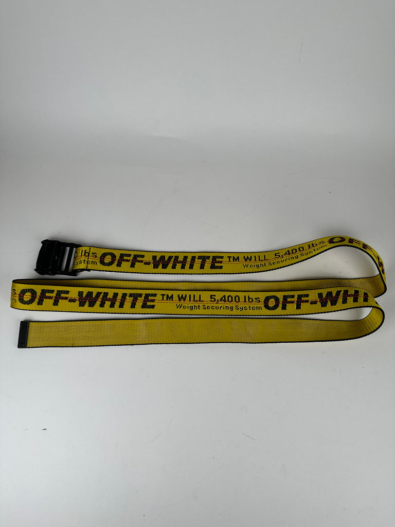 Off-White Classic Industrial Belt Yellow