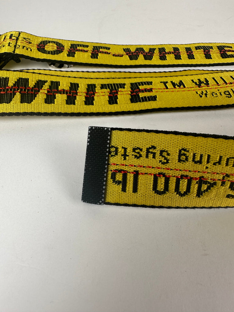 Off-White Classic Industrial Belt Yellow