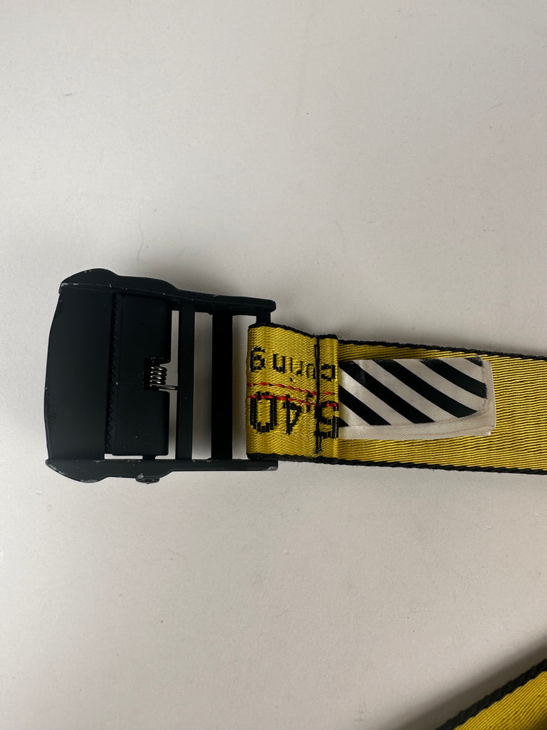 Buy Off-White Classic Industrial Belt 'Yellow/Black