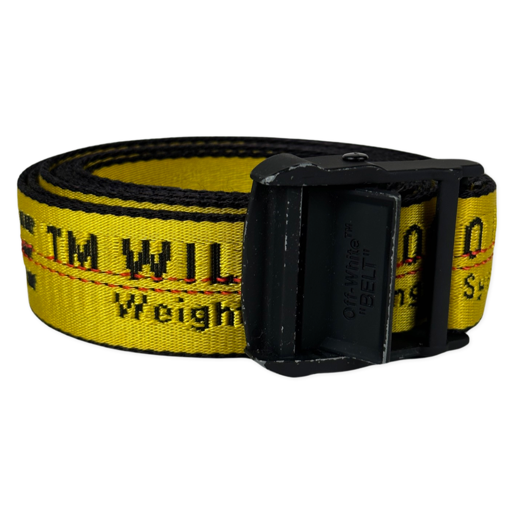 Off White Classic Industrial Belt Yellow – Sacdelux