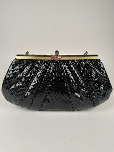 Judith Leiber Vintage Snakeskin Clutch