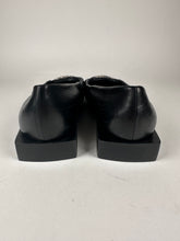 Load image into Gallery viewer, Givenchy Gathered Leather Flats With Logo at front Size 42EU Black