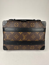 Load image into Gallery viewer, Louis Vuitton Monogram Macassar Handle Soft Trunk Black