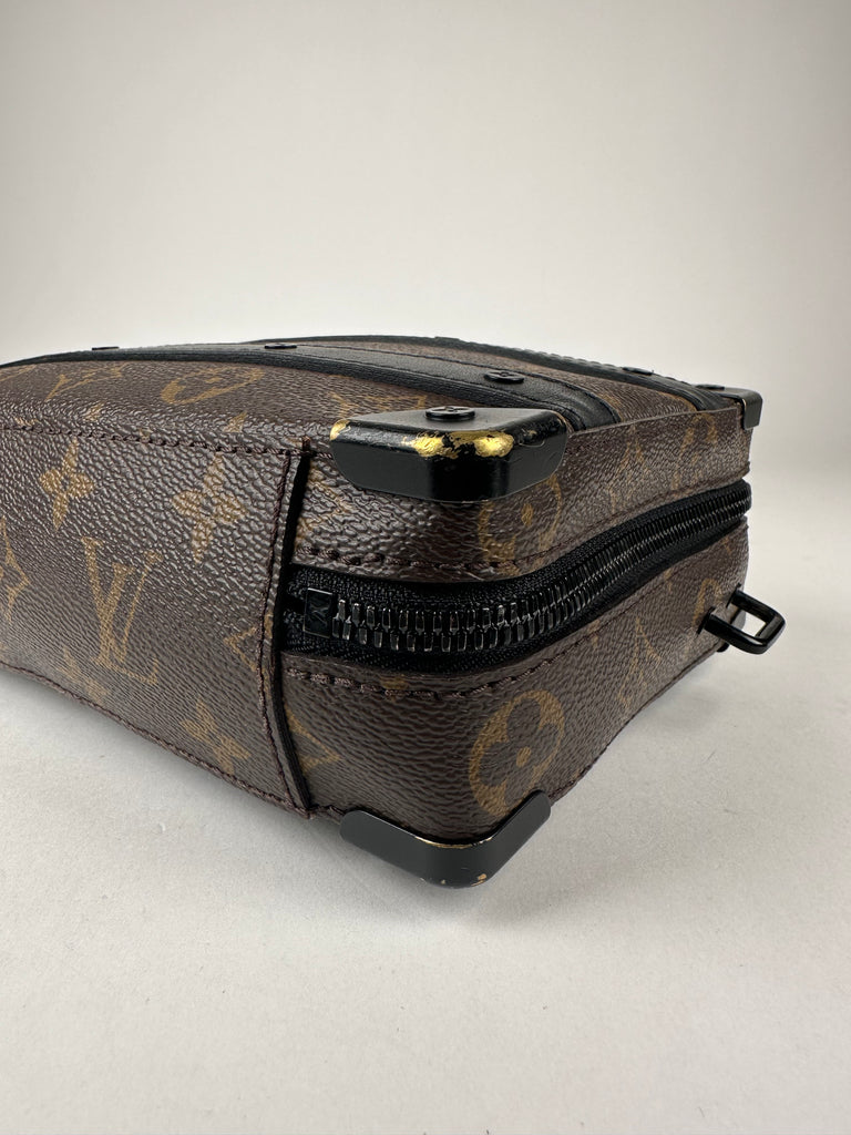 Louis Vuitton Canvas Monogram Macassar Handle Soft Trunk Louis