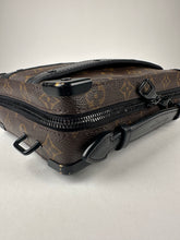 Load image into Gallery viewer, Louis Vuitton Monogram Macassar Handle Soft Trunk Black