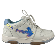 Load image into Gallery viewer, Off White Out Of Office Sneaker Holographic Blue Size 44EU
