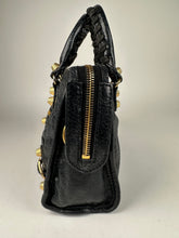 Load image into Gallery viewer, Balenciaga Giant Angeau 12 Lambskin Mini City Bag Black