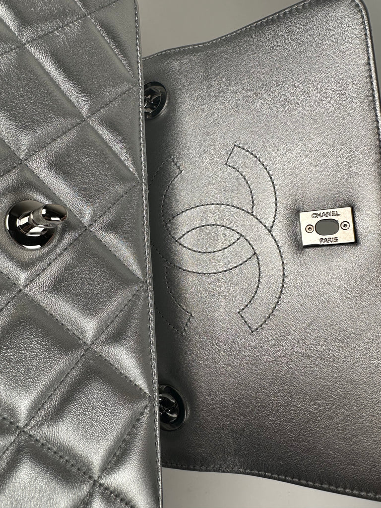 Chanel, Lambskin Classic Flap with Silver Hardware