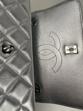 Load image into Gallery viewer, Chanel Metallic Lambskin Quilted Small Trendy CC Flap Dual Handle Bag Silver