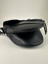 Load image into Gallery viewer, Dior Ultra Matte Calfskin Medium Saddle Bag Black