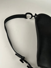 Load image into Gallery viewer, Dior Ultra Matte Calfskin Medium Saddle Bag Black