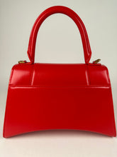 Load image into Gallery viewer, Balenciaga Small Hourglass Top Handle Red Smooth Box Leather