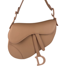 Load image into Gallery viewer, Dior Ultra Matte Calfskin Medium Saddle Bag Blush