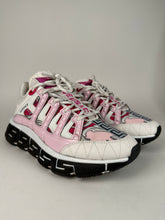 Load image into Gallery viewer, Versace Chain Reaction Sneakers Pink Greca Print Size 37EU