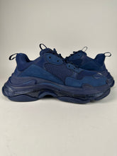 Load image into Gallery viewer, Balenciaga Triple S Navy Blue Size 42EU