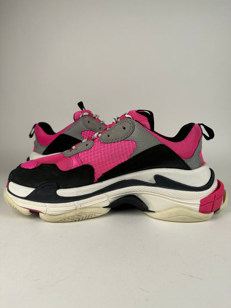 Balenciaga Triple S Black Pink White Size 42EU