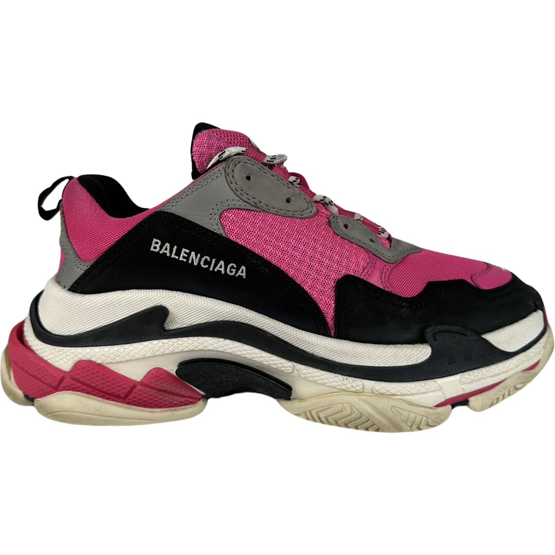Balenciaga Triple S Black Pink White Size 42EU Sacdelux