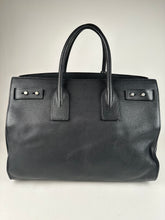 Load image into Gallery viewer, Saint Laurent Grained Calfskin Medium Sac De Jour Souple Black