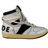 Rhude Rhecess Hi Top Sneaker Black White Size Men’s US 7/ EU 39