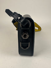 Load image into Gallery viewer, Off—White Saffiano Striped Mini Diag Binder Clip Bag Black White Yellow