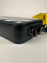 Load image into Gallery viewer, Off—White Saffiano Striped Mini Diag Binder Clip Bag Black White Yellow