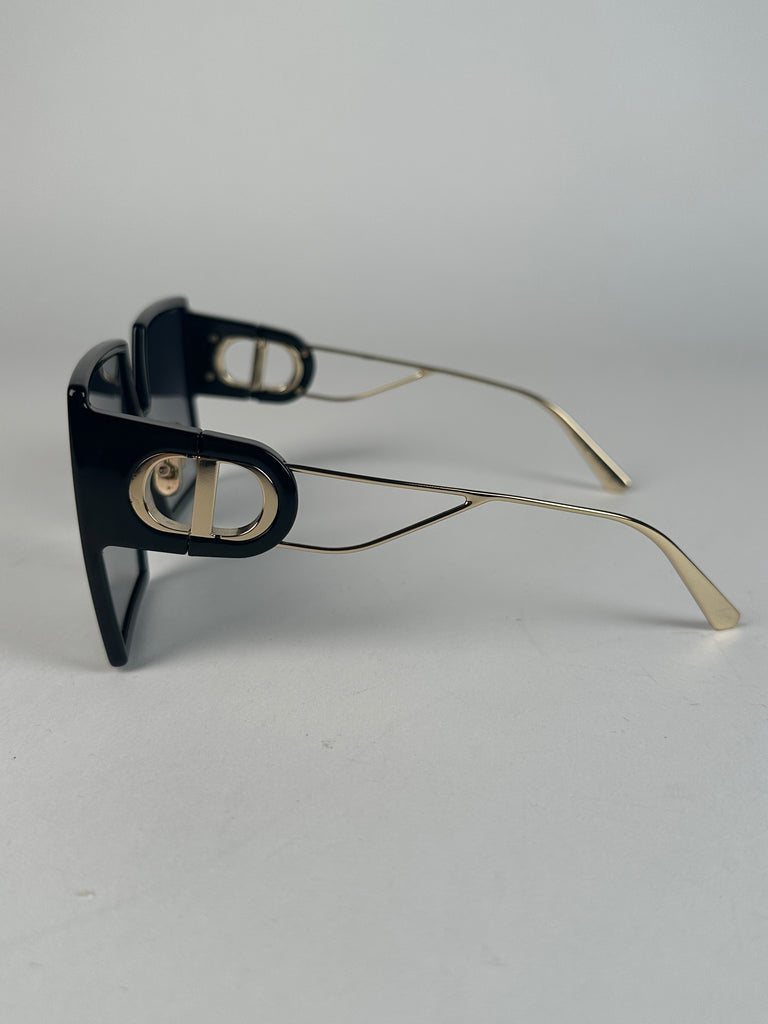 Dior 30 Montaigne Sunglasses Black/Gold