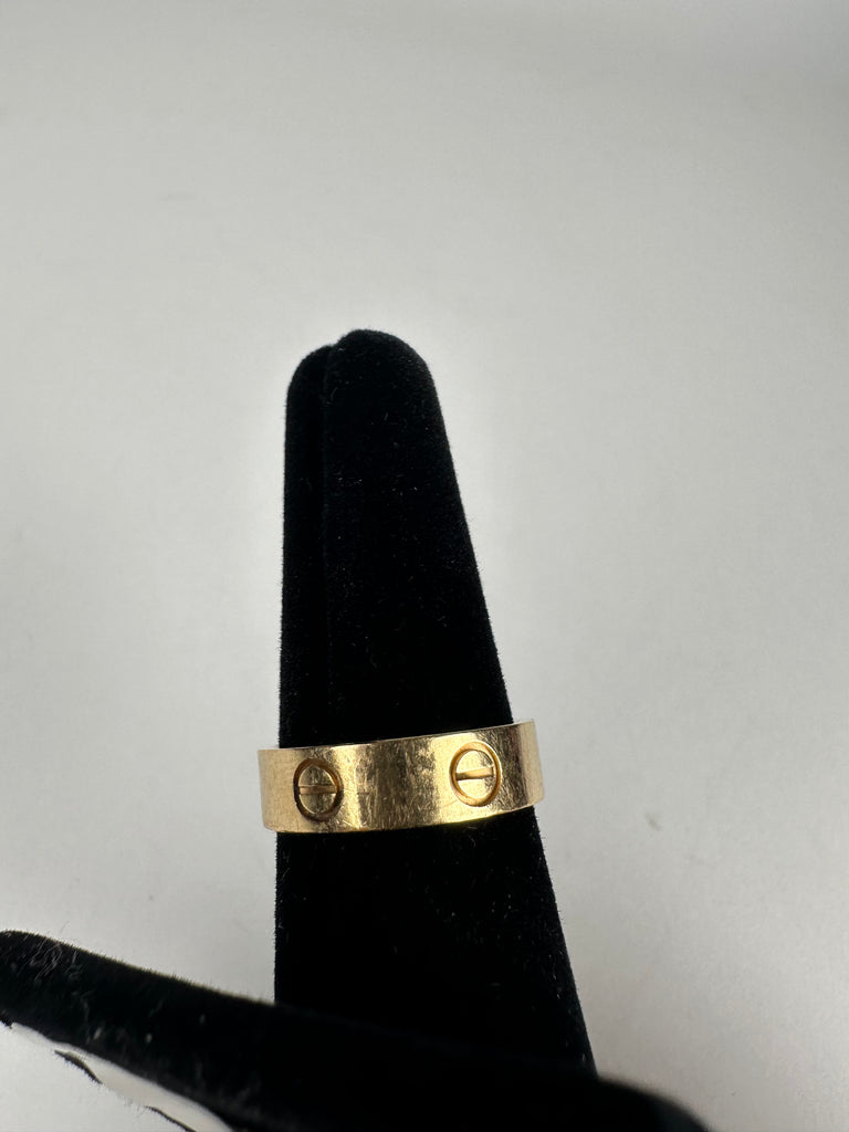 Cartier 18k Gold 5.5mm Love Ring Size 57EU/ US8