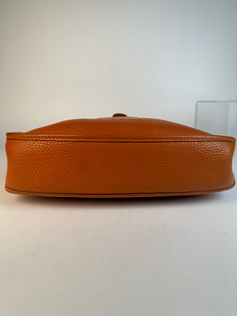 Hermes Taurillon Clemence Evelyne II PM 29 Orange