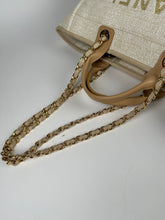 Load image into Gallery viewer, Chanel Mixed Fibers Medium Deauville Tote Beige Gold
