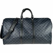Load image into Gallery viewer, Louis Vuitton Keepall 55 Bandoliere Damier Cobalt
