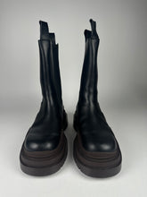Load image into Gallery viewer, Bottega Veneta Tire Chelsea Boot Black/Ebony Size 39.5 EU
