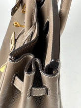 Load image into Gallery viewer, Hermes Birkin 30 Evercolor Leather Etoupe GHW