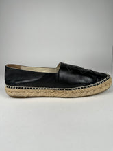 Load image into Gallery viewer, Chanel Lambskin CC Espadrilles Black 40EU
