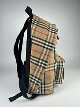 Load image into Gallery viewer, Burberry Check Backpack Archive Beige