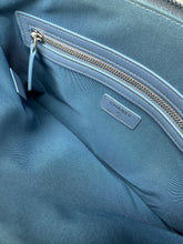Load image into Gallery viewer, Chanel Denim Chain Around Quilted Medium Cosmetic O-Case Clutch Blue