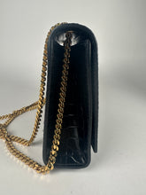 Load image into Gallery viewer, Saint Laurent Black Calfskin Classic Monogram Kate Tassel Medium
