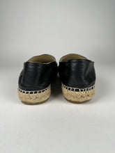 Load image into Gallery viewer, Chanel Lambskin CC Espadrilles Black 40EU