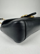 Load image into Gallery viewer, Gucci Marmont Small Shoulder Bag Calfskin Black